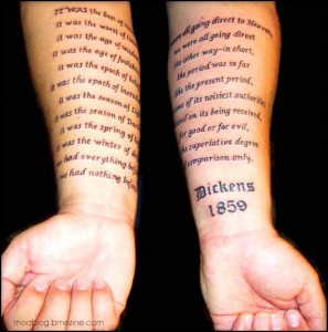 literary tattoo