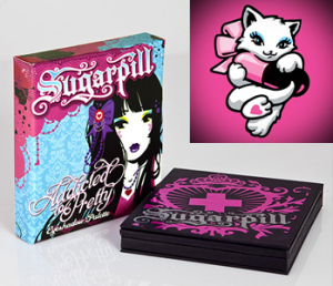 sugarpill packaging and logo