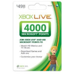 XBox points card